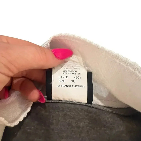 Vintage Southern Lady Womens XL Gray Winter Crewneck Pullover Sweatshirt Sweater - Picture 3 of 4